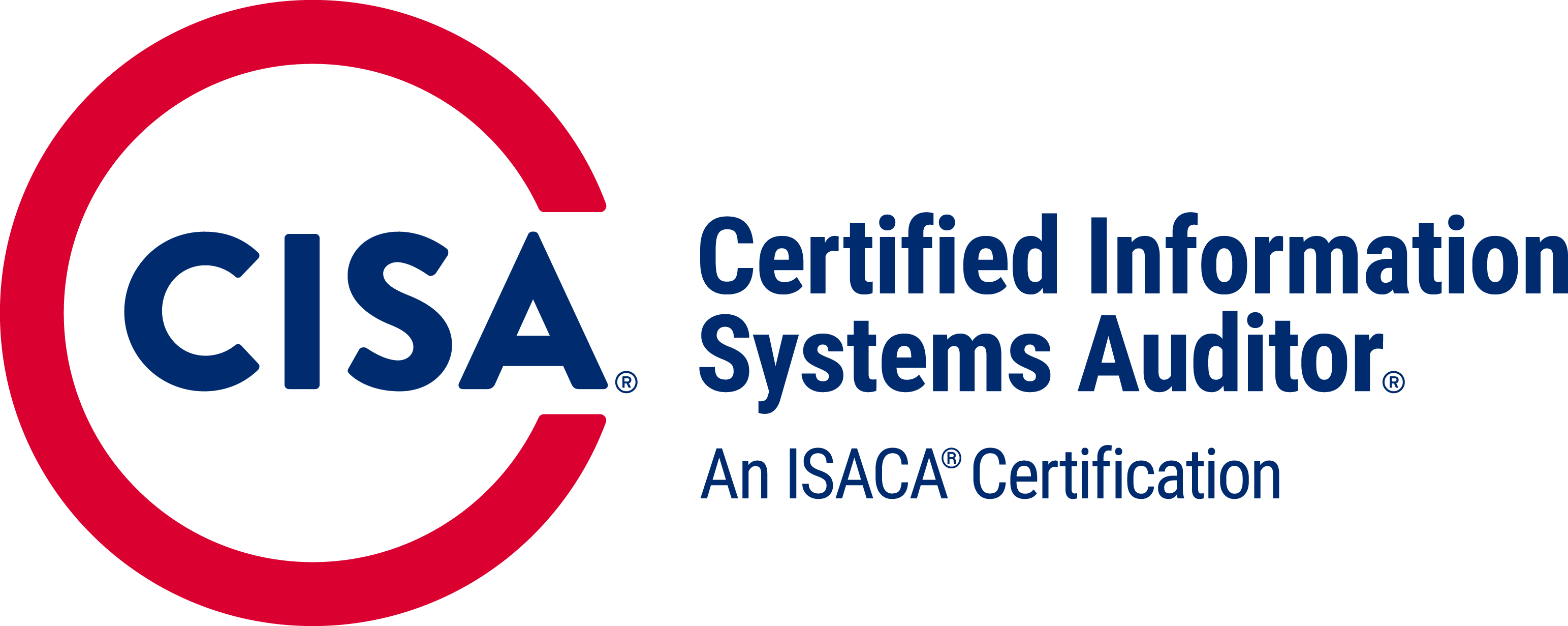 Official ISACA logo for CISA - Certified Information Systems Auditor
